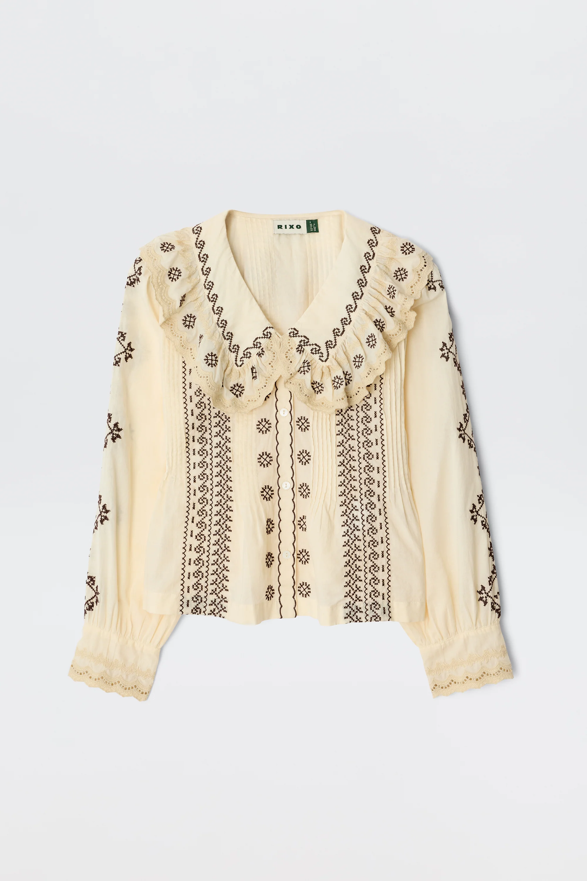 Percy  -  Mila Embroidery Brown - Image 2