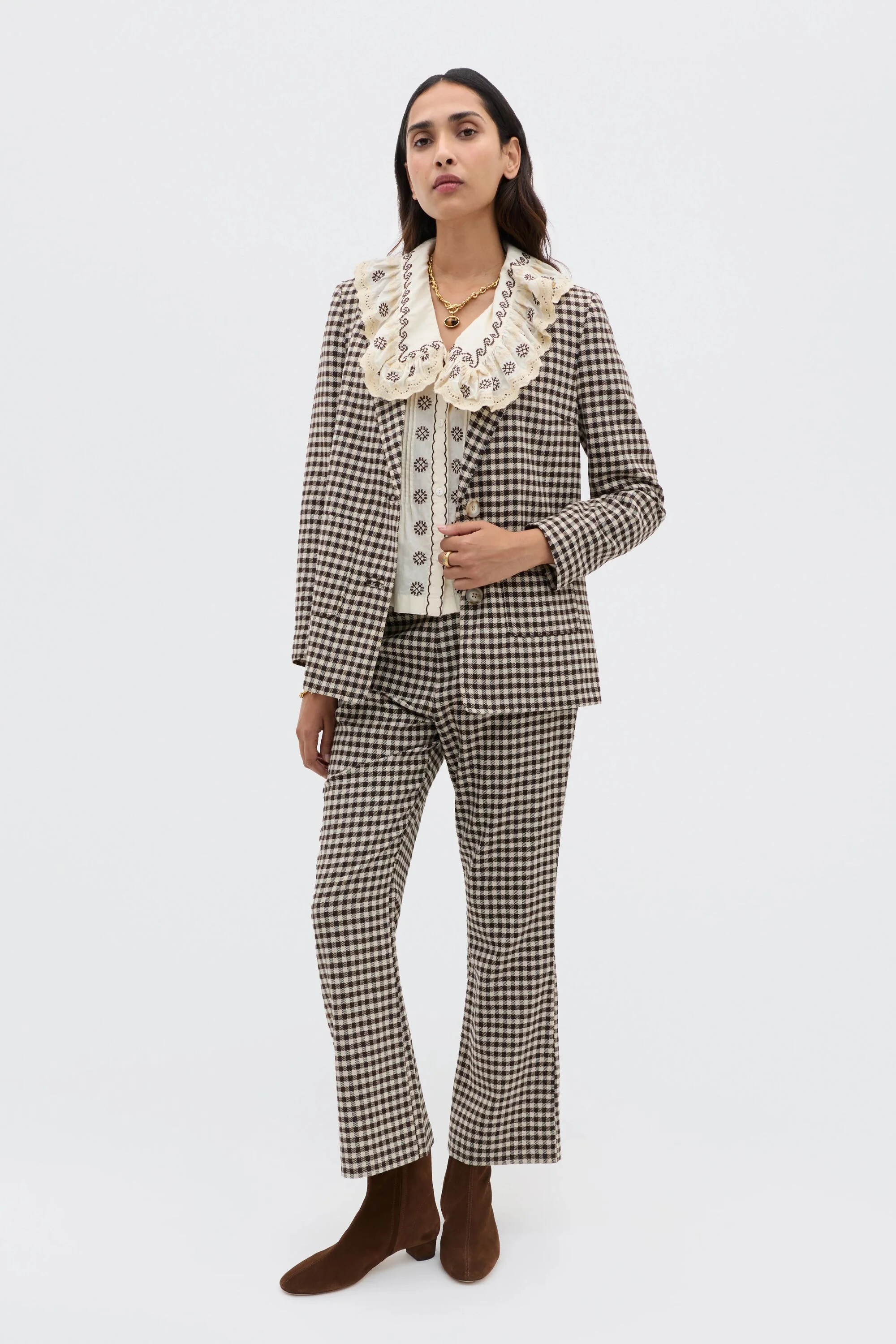 Percy  -  Mila Embroidery Brown - Image 5