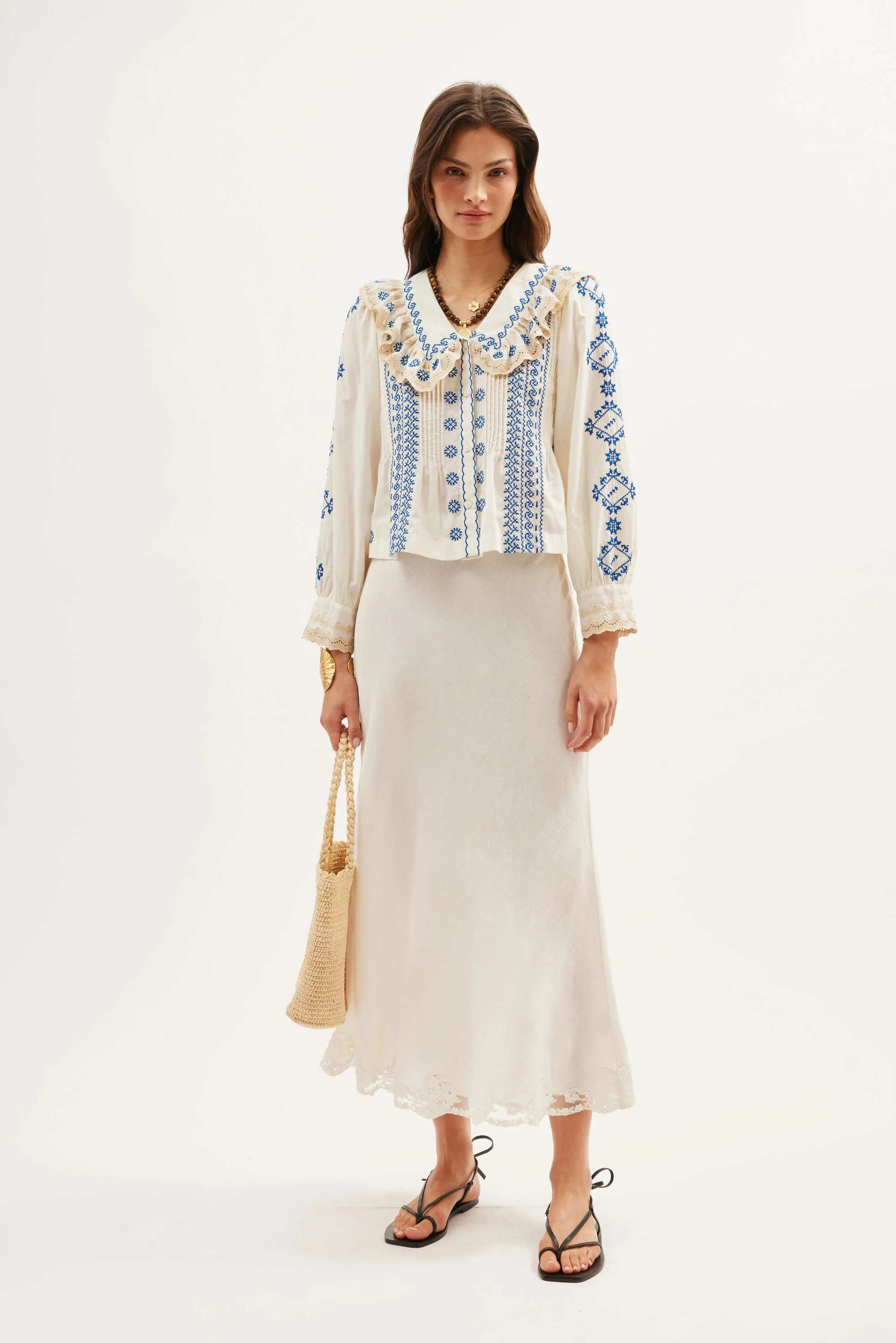 Percy - Mila Embroidery Cream - Image 3