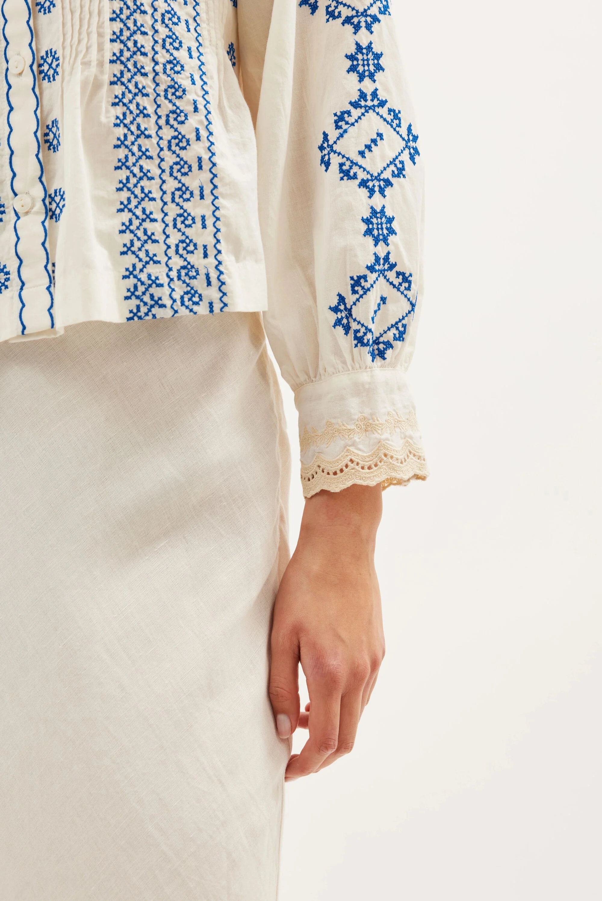 Percy - Mila Embroidery Cream - Image 5