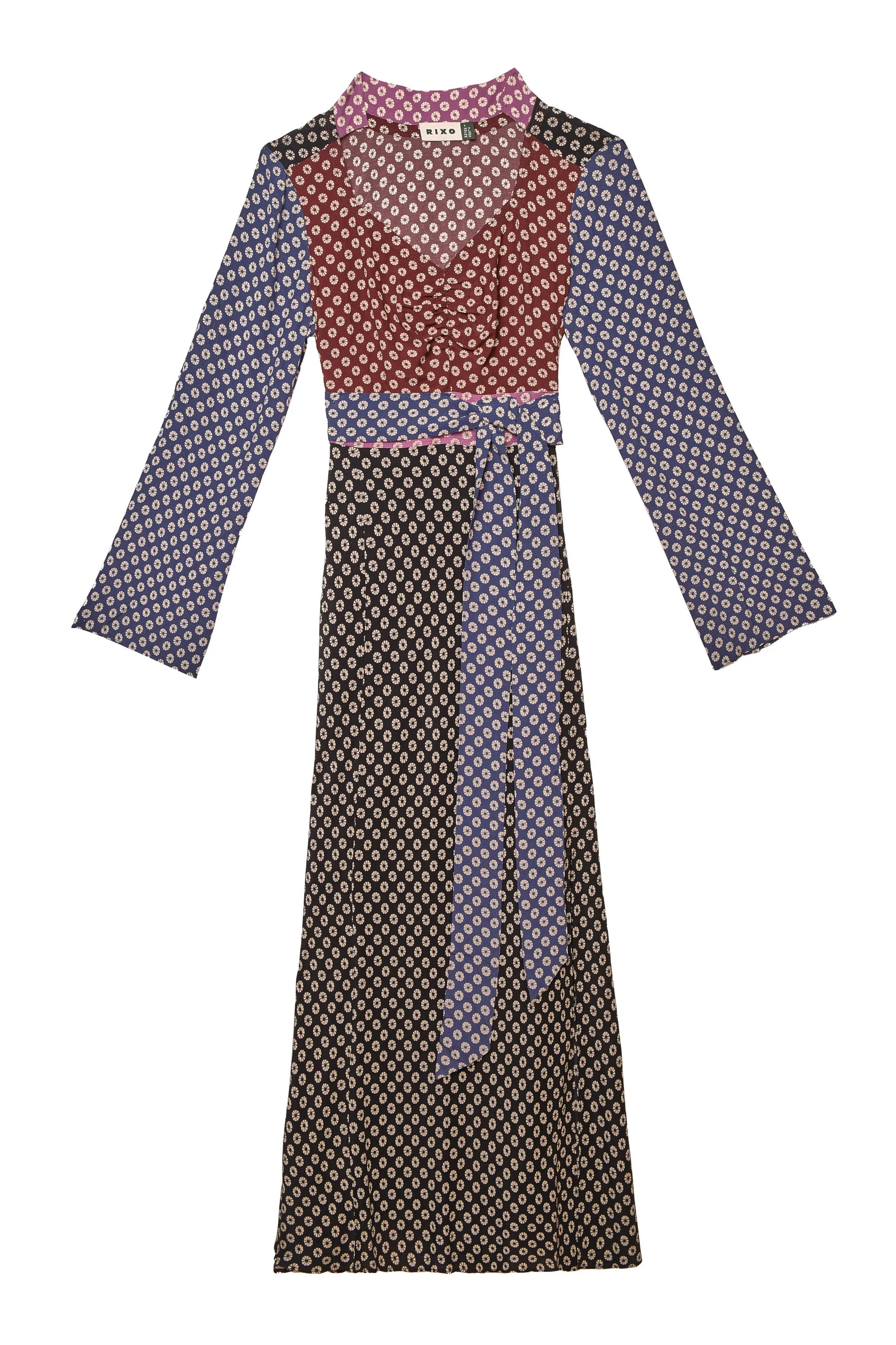 Priscilla - Shibori Burgundy Mix - Image 7