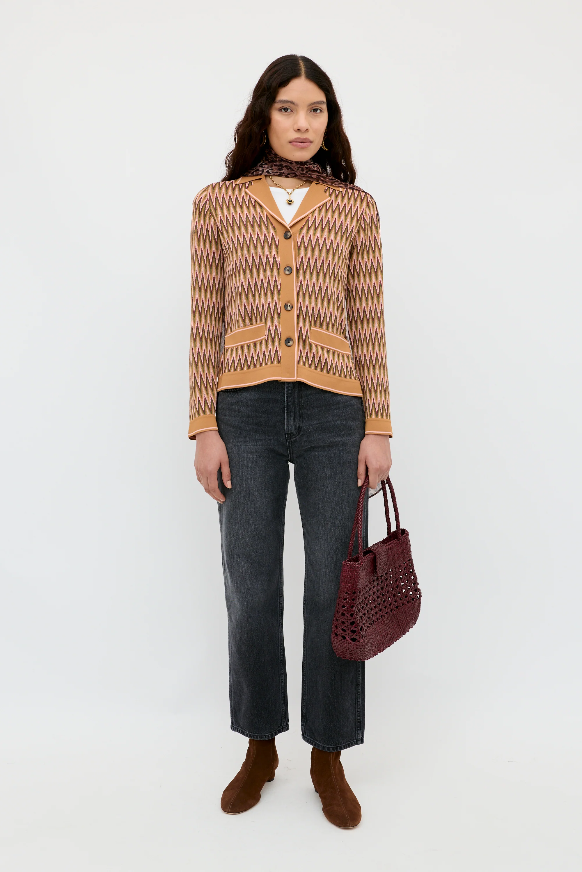 Quinley  -  Maeve Jacquard Multi - Image 4