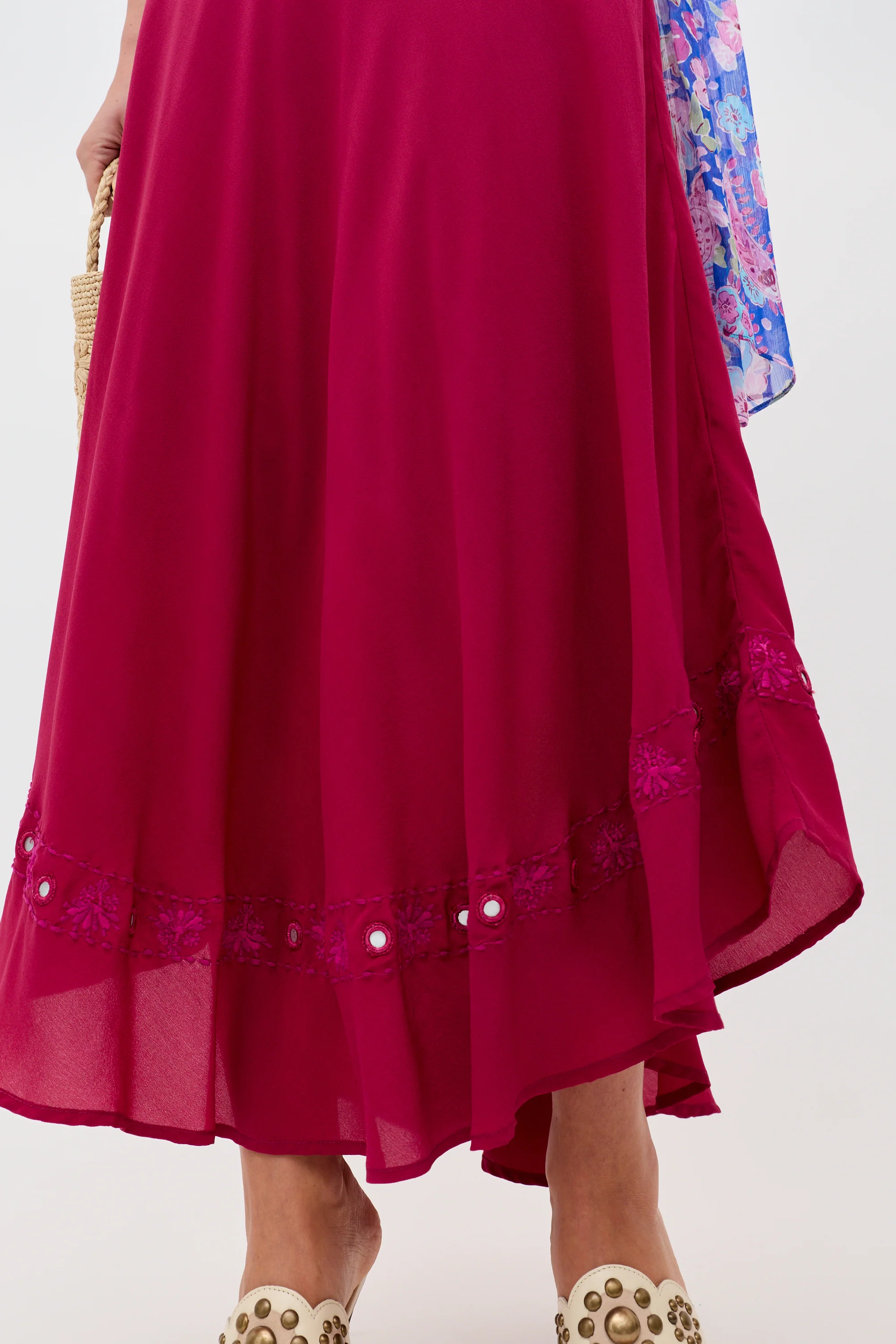Rudy - Mirror Embellishment Magenta Pink - Image 4