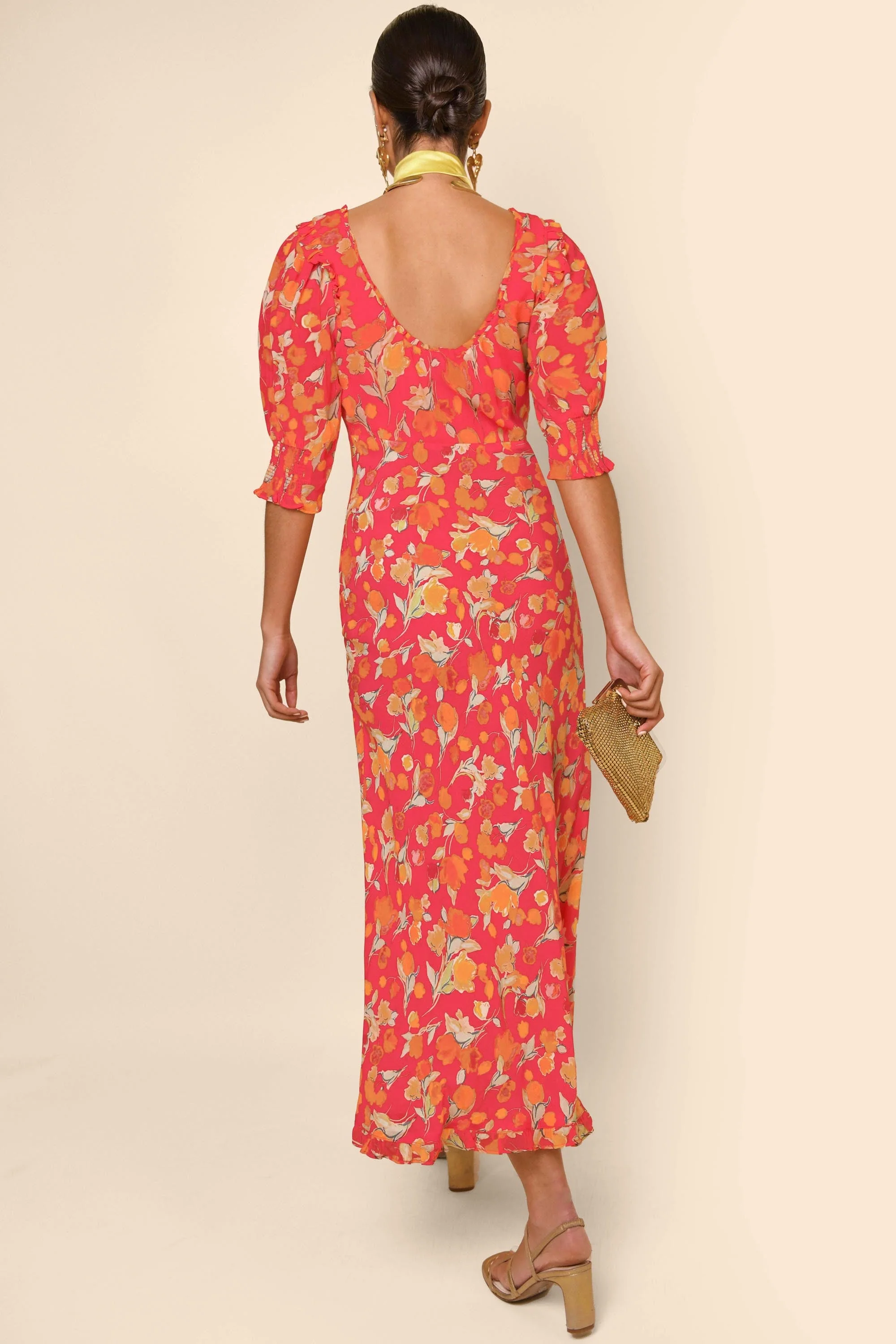 sathya - fontainhas floral coral - Image 4