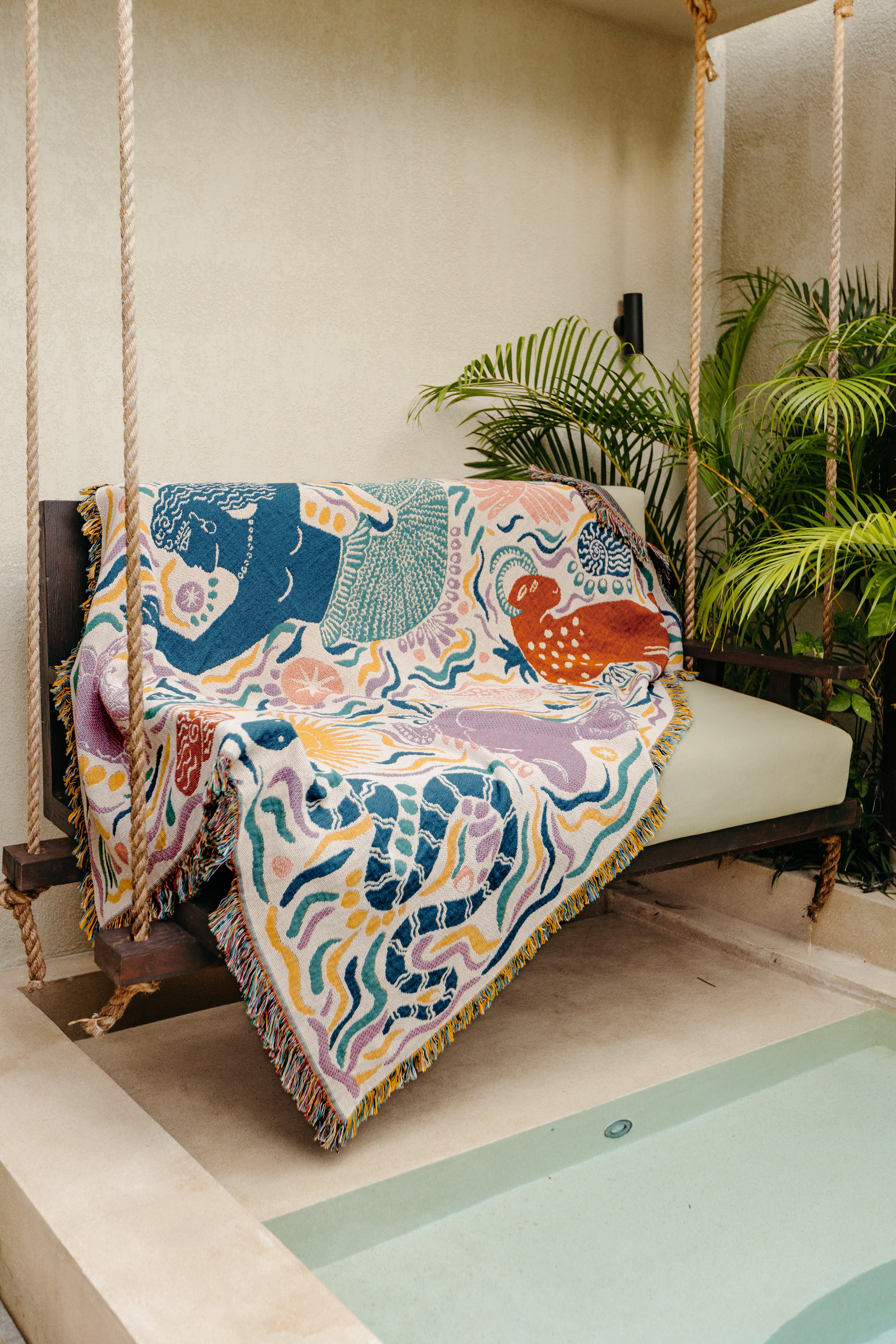 Athena Throw - Ivory - Image 4