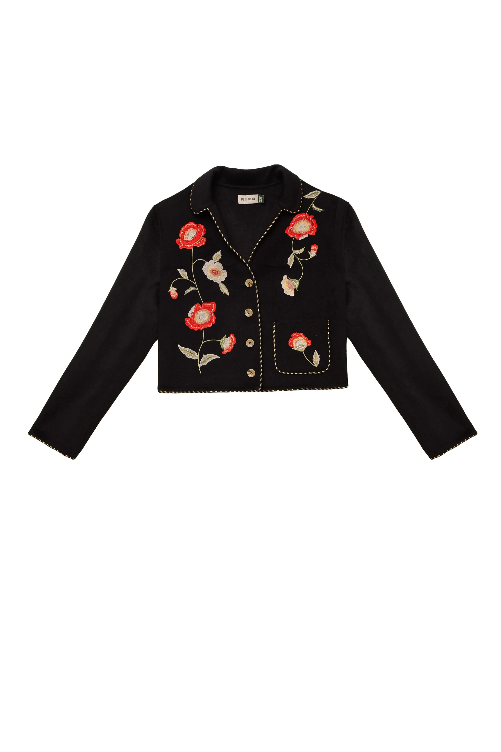 Sunday - Poppy Embroidery Black - Image 6
