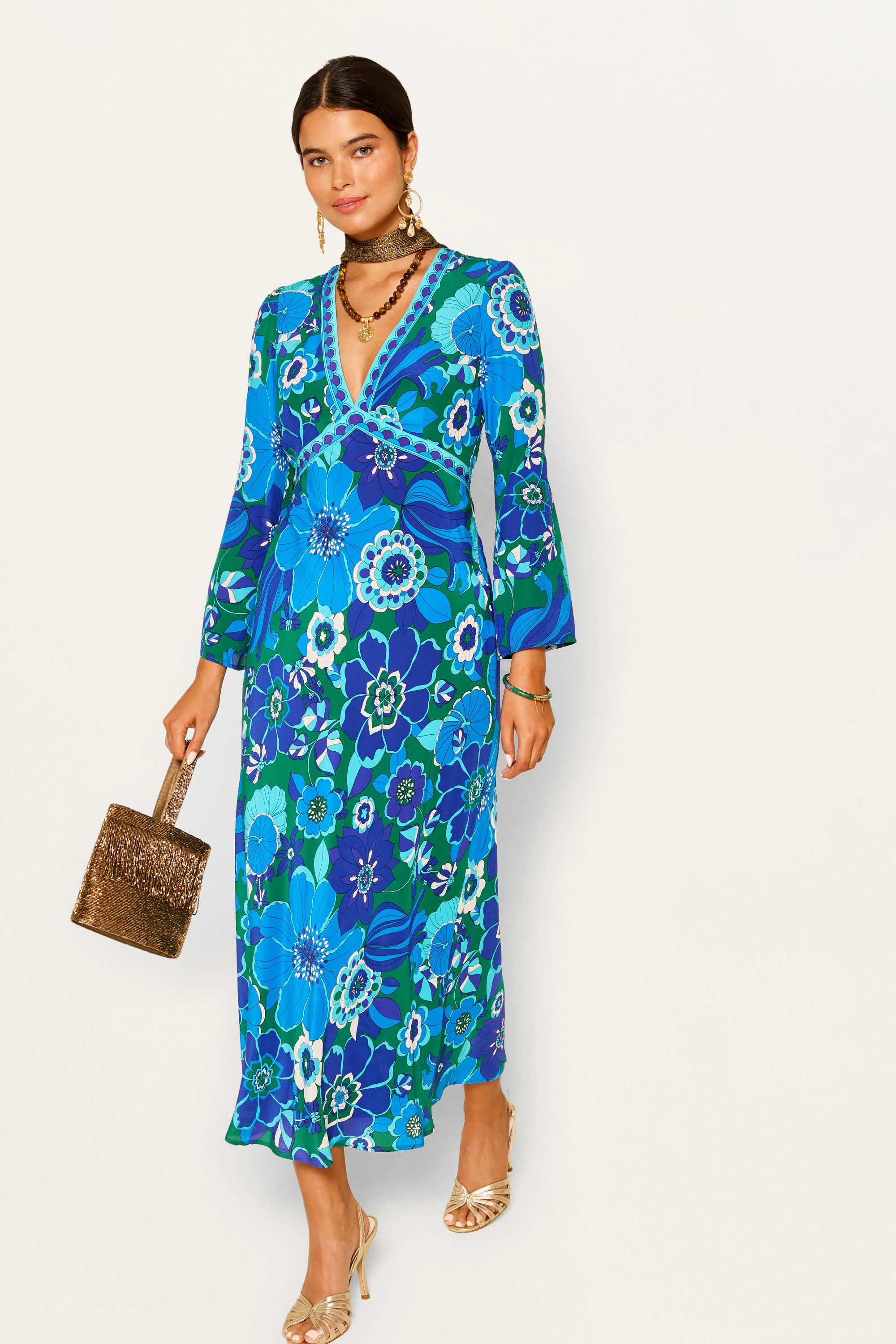tania - miami floral emerald - Image 4