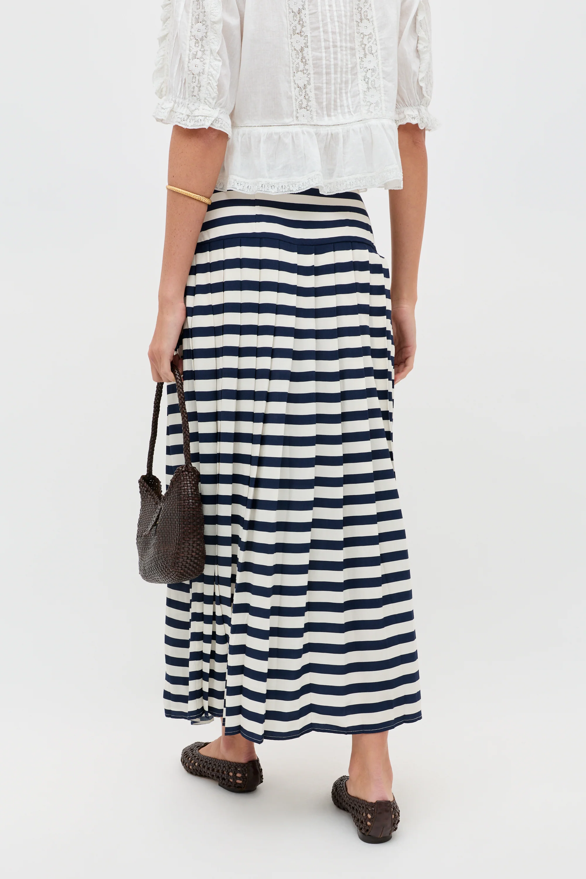 Una -  Lea Stripe Navy - Image 3