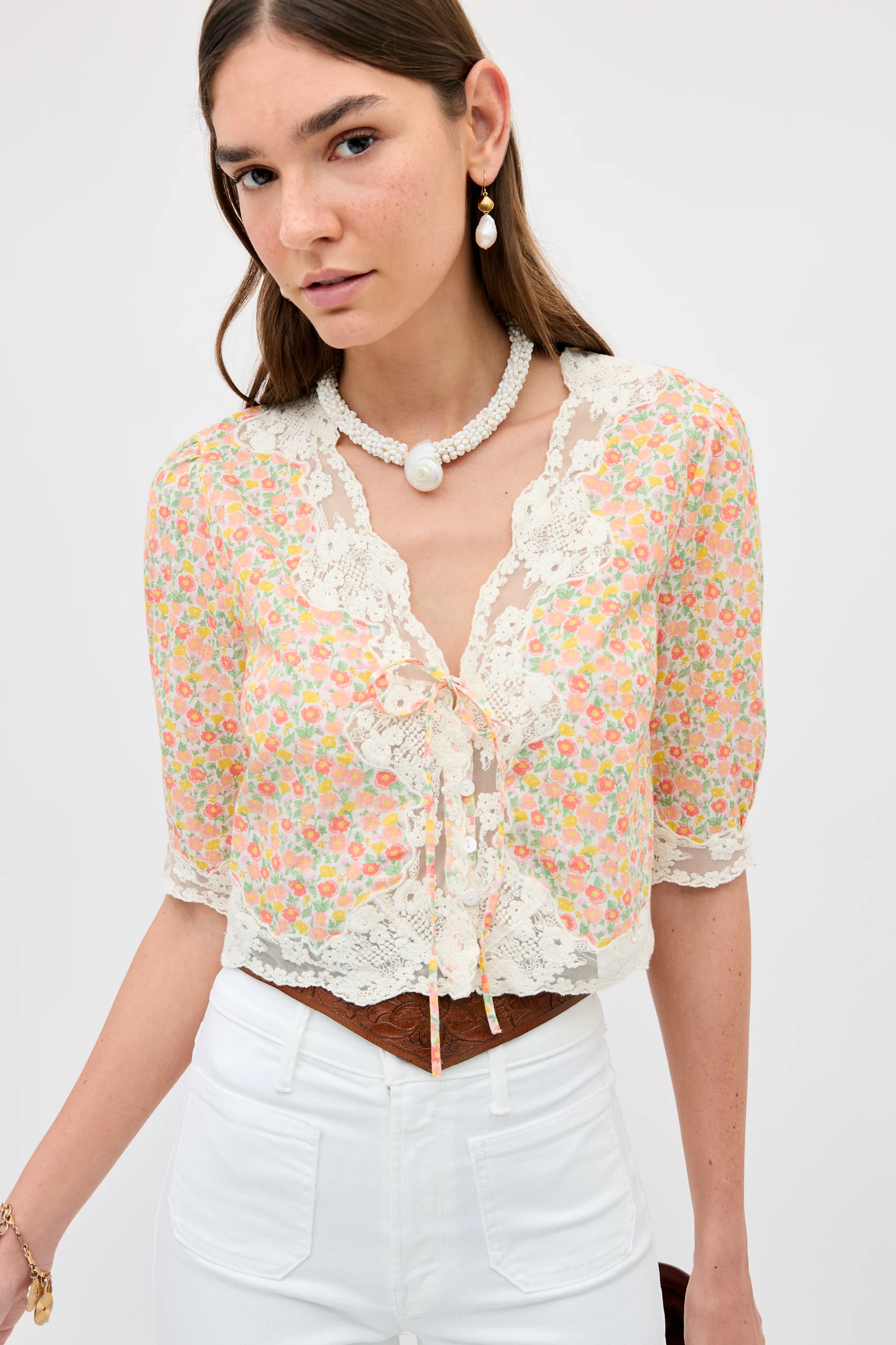 Ursula - Katie Floral Cream - Image 3