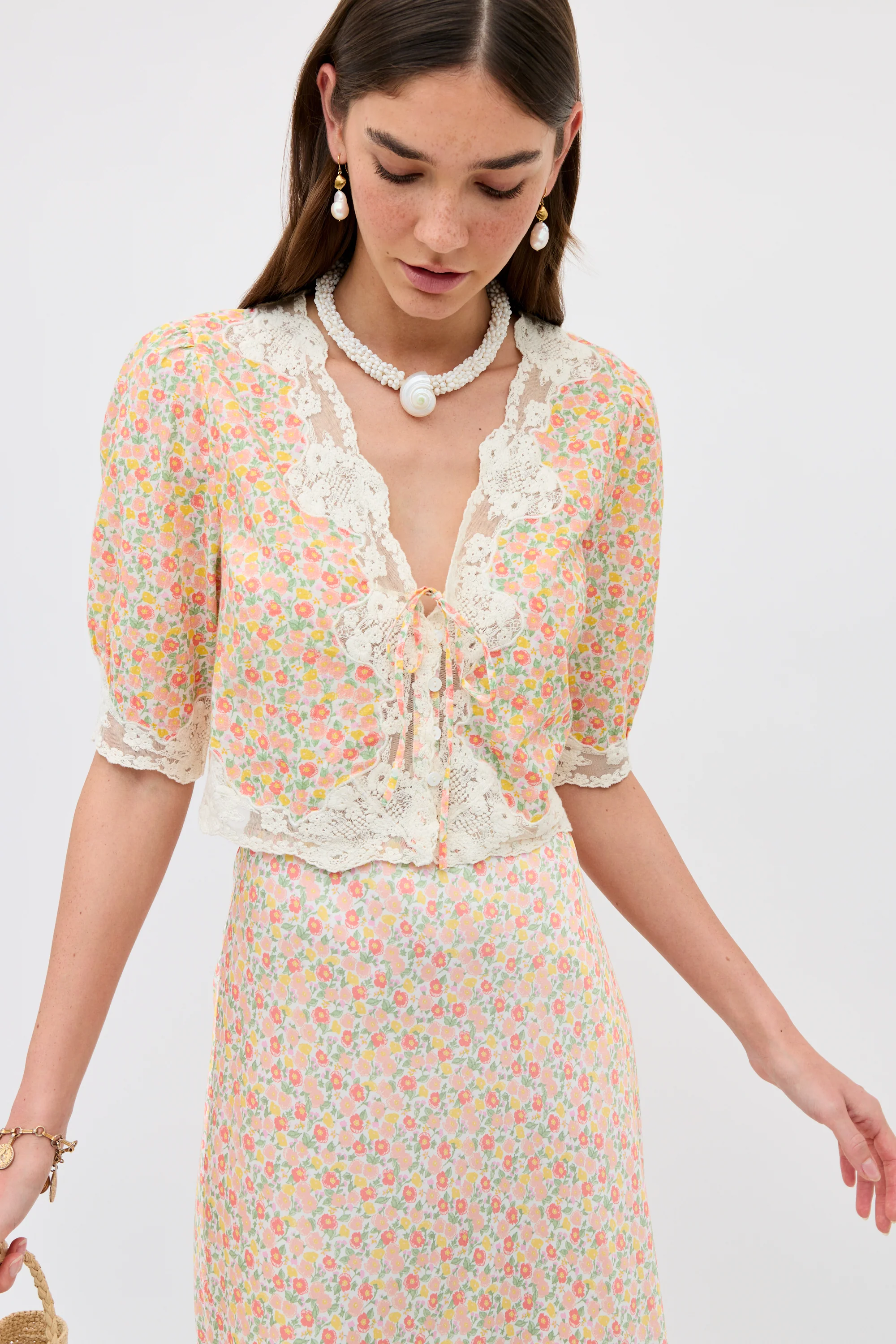 Ursula - Katie Floral Cream - Image 5