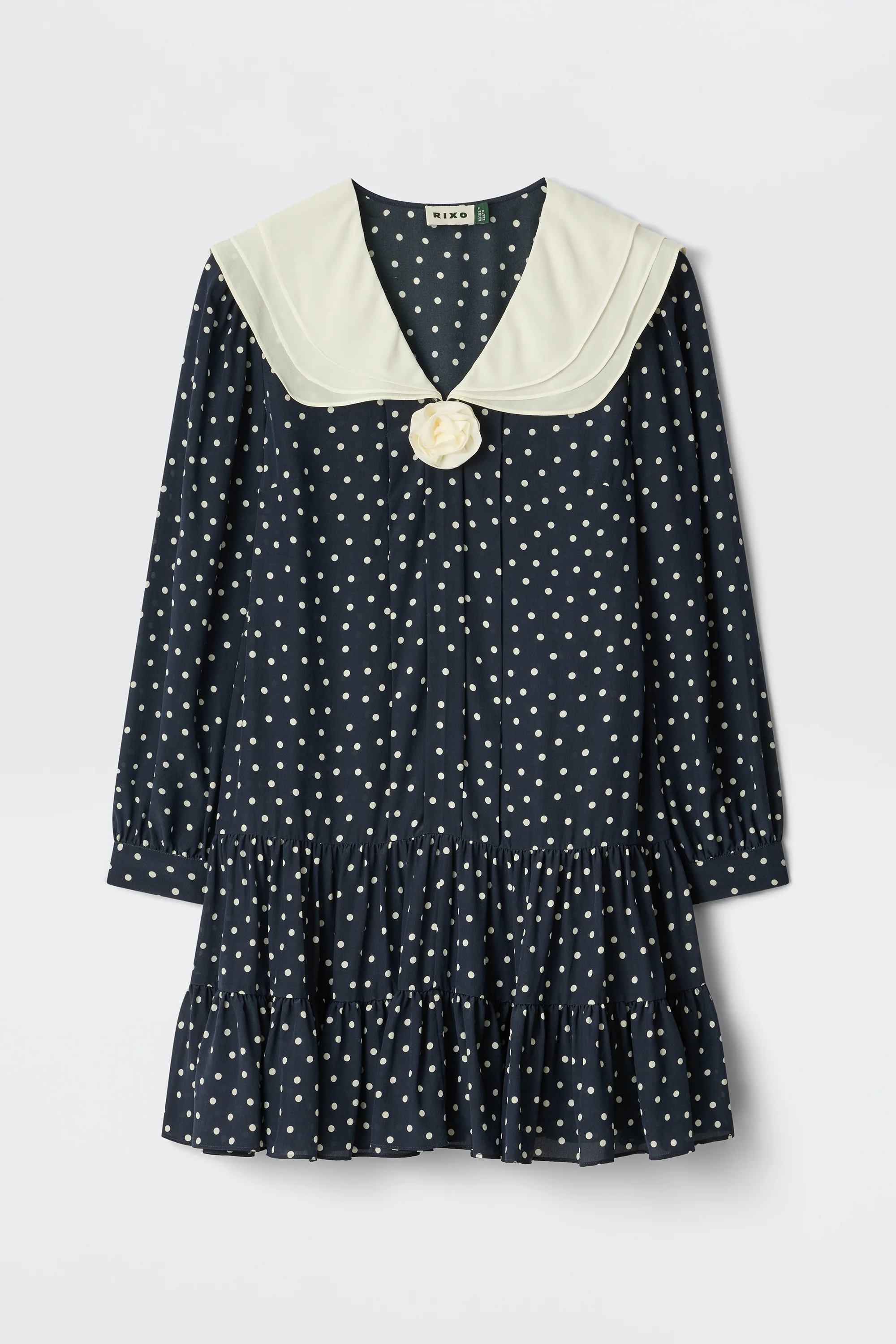 Valetta -  Layla Dot Navy - Image 6