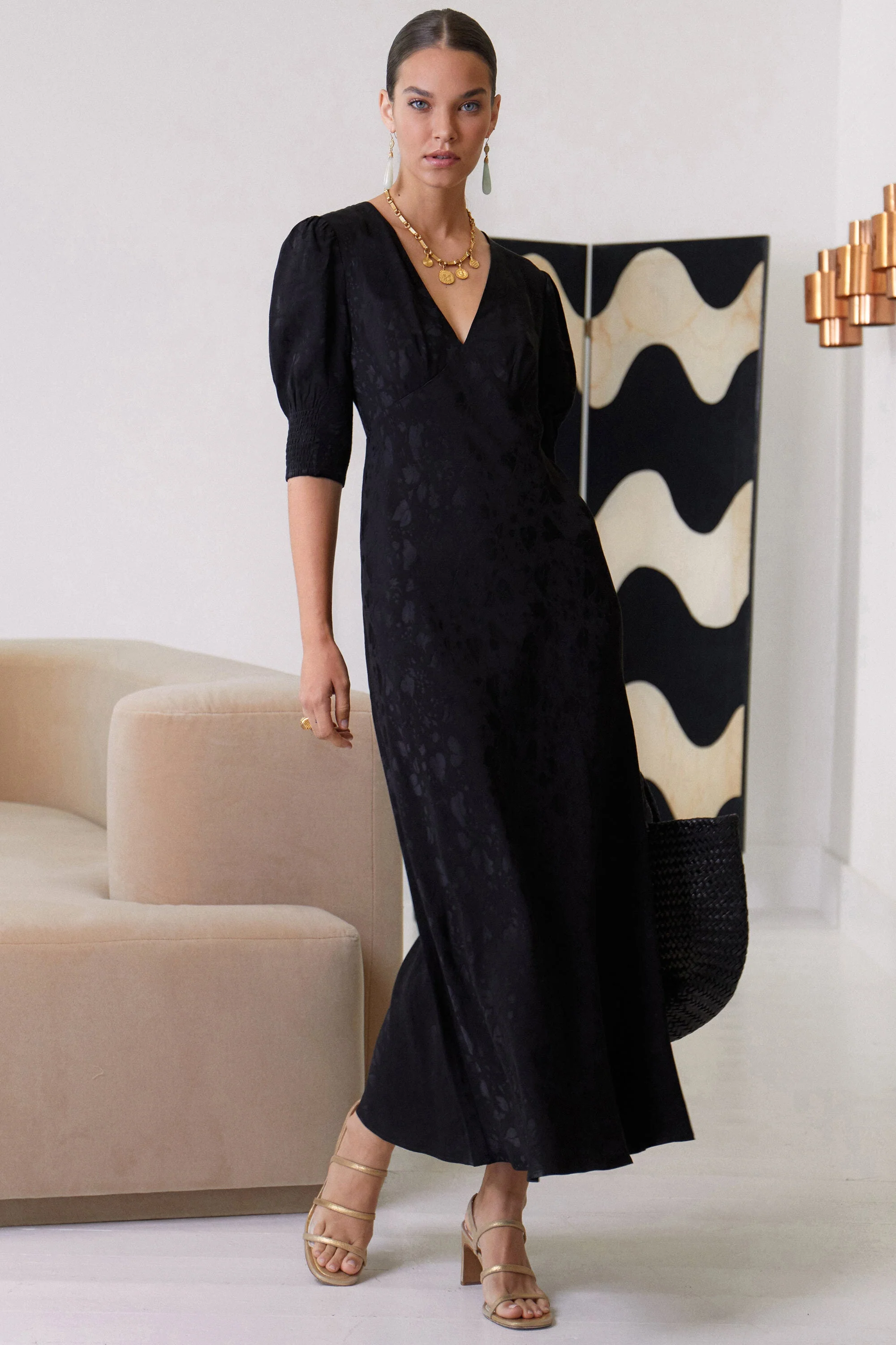 Zadie - Leaf Heart Black