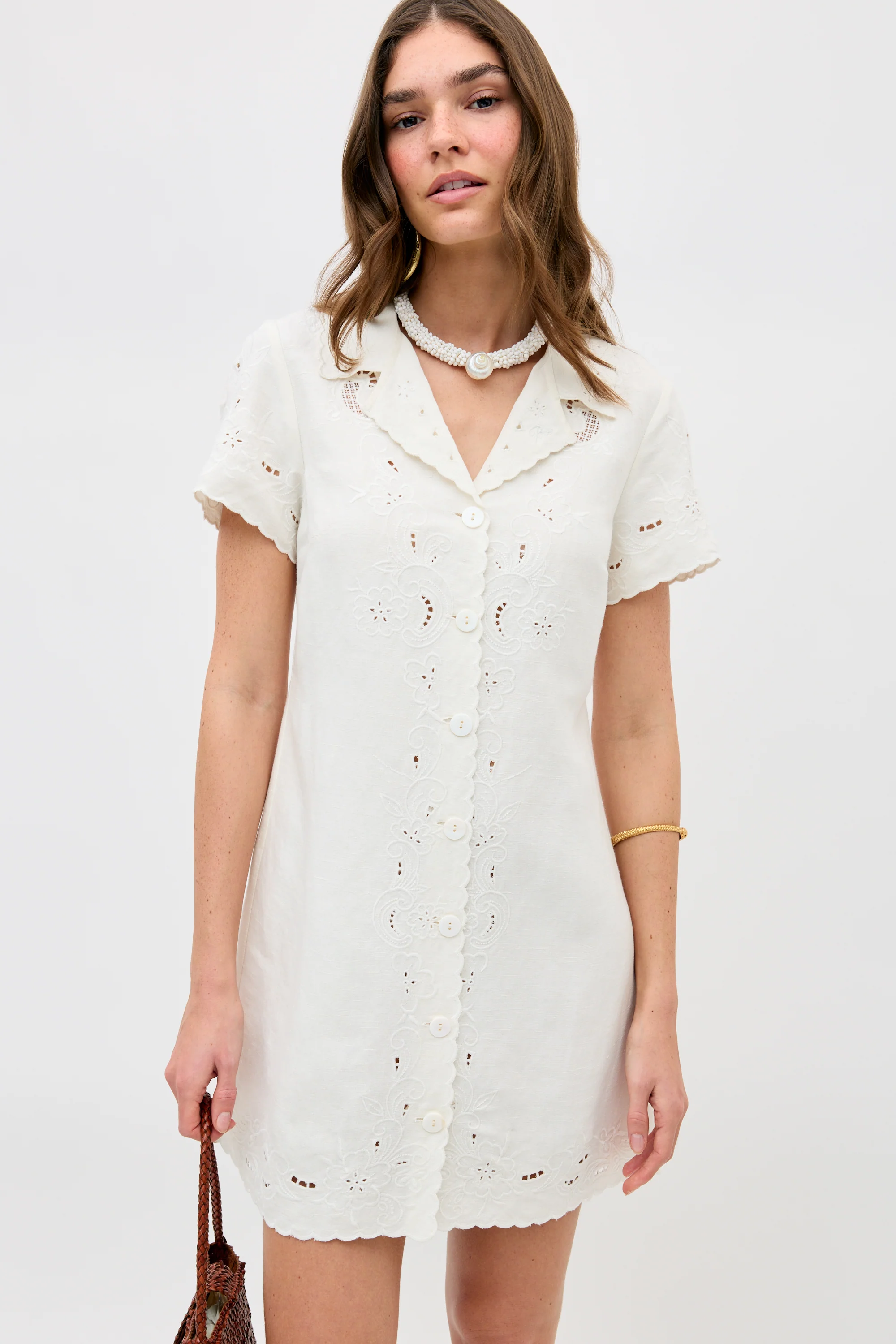 Zayanna - Esther Cutwork Embroidery Ivory - Image 4
